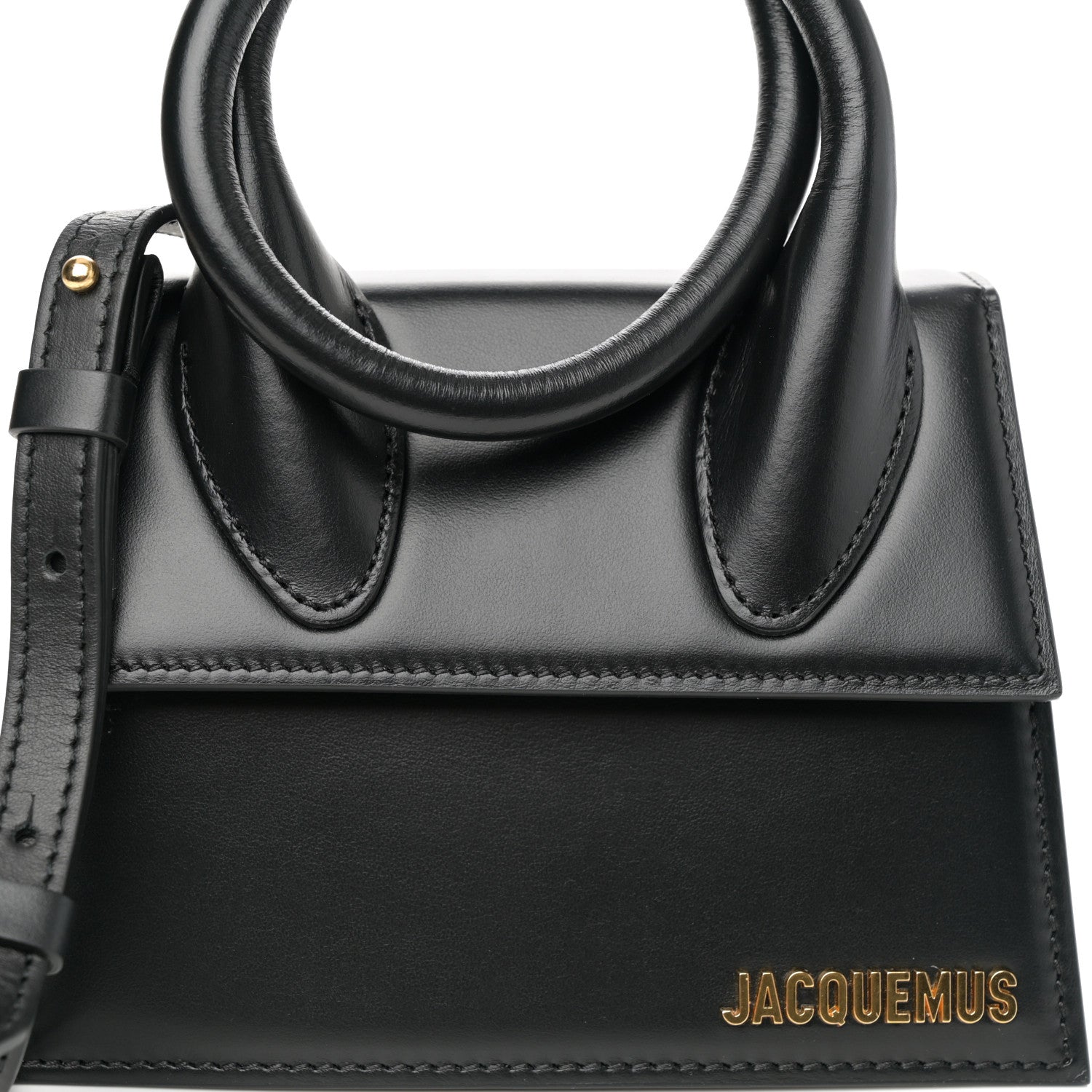 Jacquemus Smooth Calfskin Le Chiquito Noeud Black 7 of 10