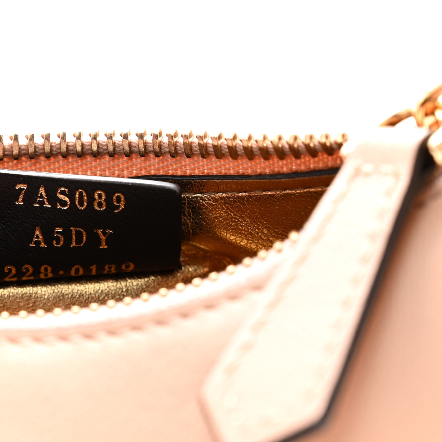 Fendi Vitello Grace Matte Nano Fendigraphy Hobo Charm Light Rose 7 of 10