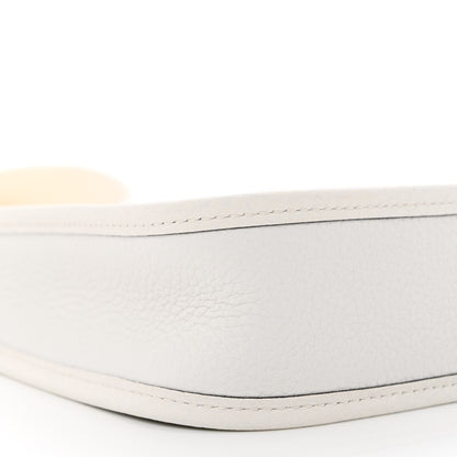 Hermes Taurillon Clemence Evelyne TPM New White 9 of 11