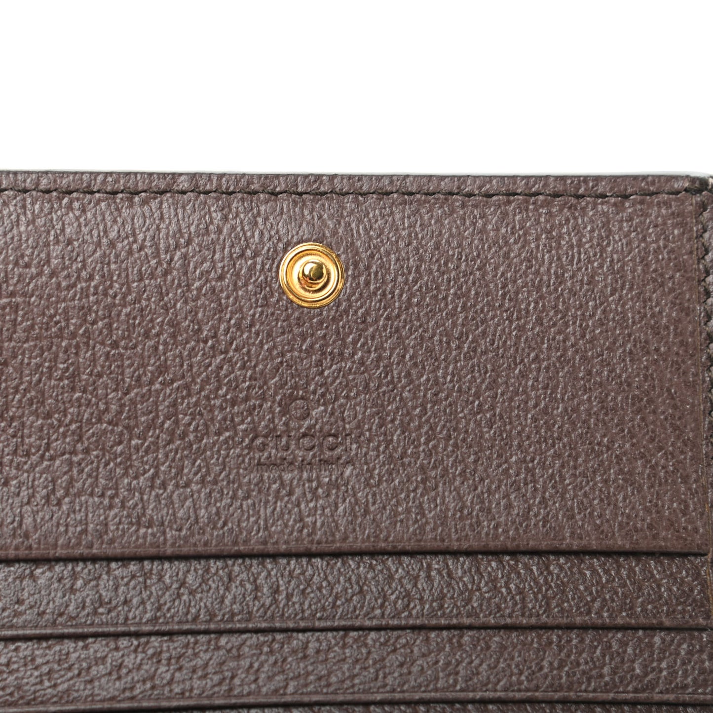 GG Supreme Monogram Web Ophidia Card Case Beige New Acero