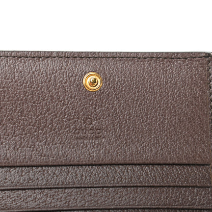 Gucci GG Supreme Monogram Web Ophidia Card Case Beige New Acero 6 of 8