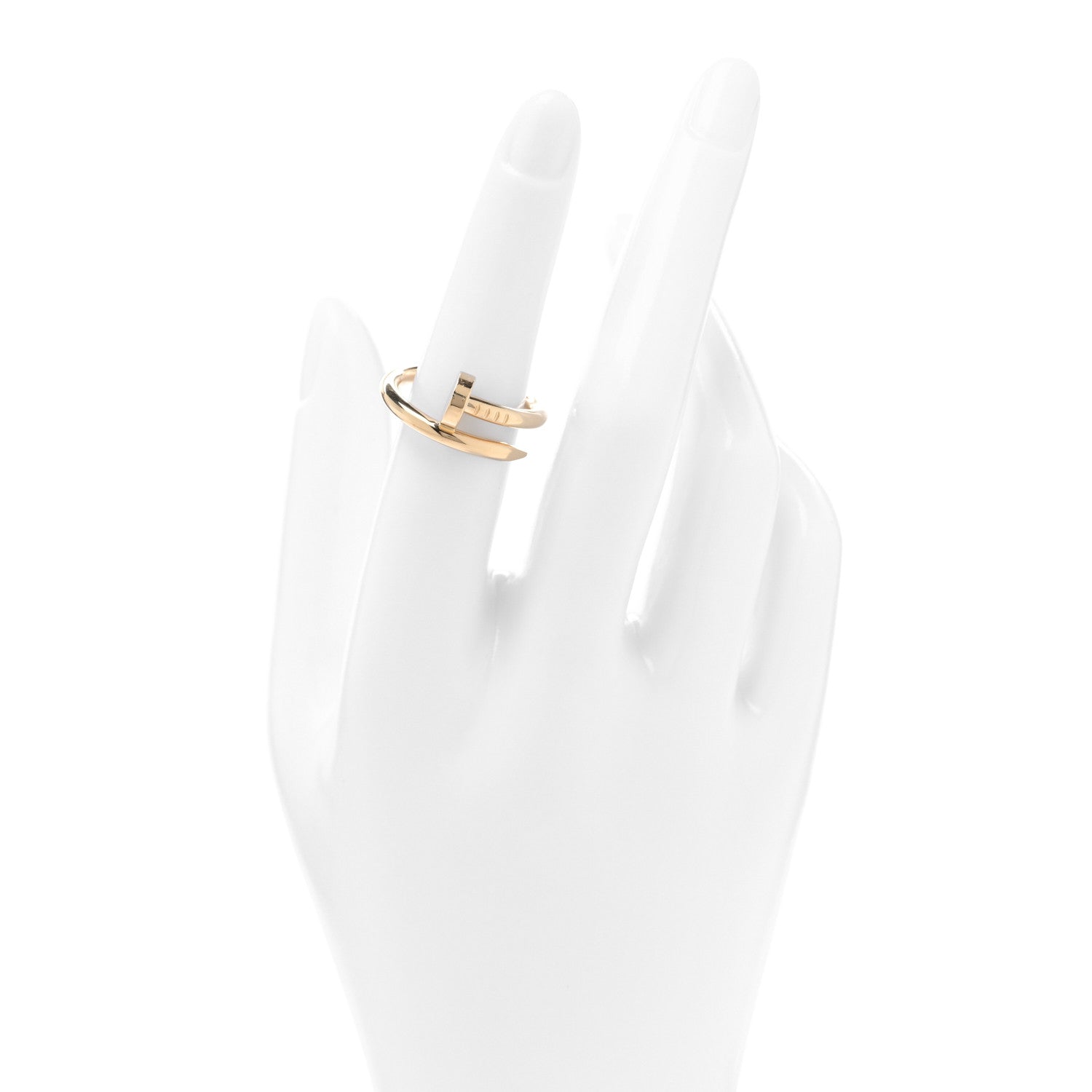 Cartier 18K Yellow Gold Juste Un Clou Ring 53 6.5 2 of 4