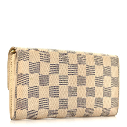 Louis Vuitton Damier Azur Sarah Wallet 3 of 7