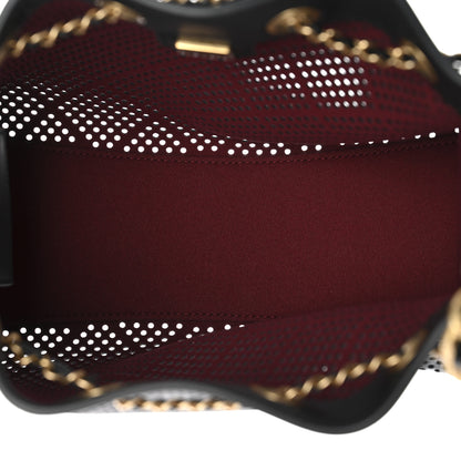 Chanel Perforated Calfskin Quilted Small Chanel 25 Handbag Black 5 of 11