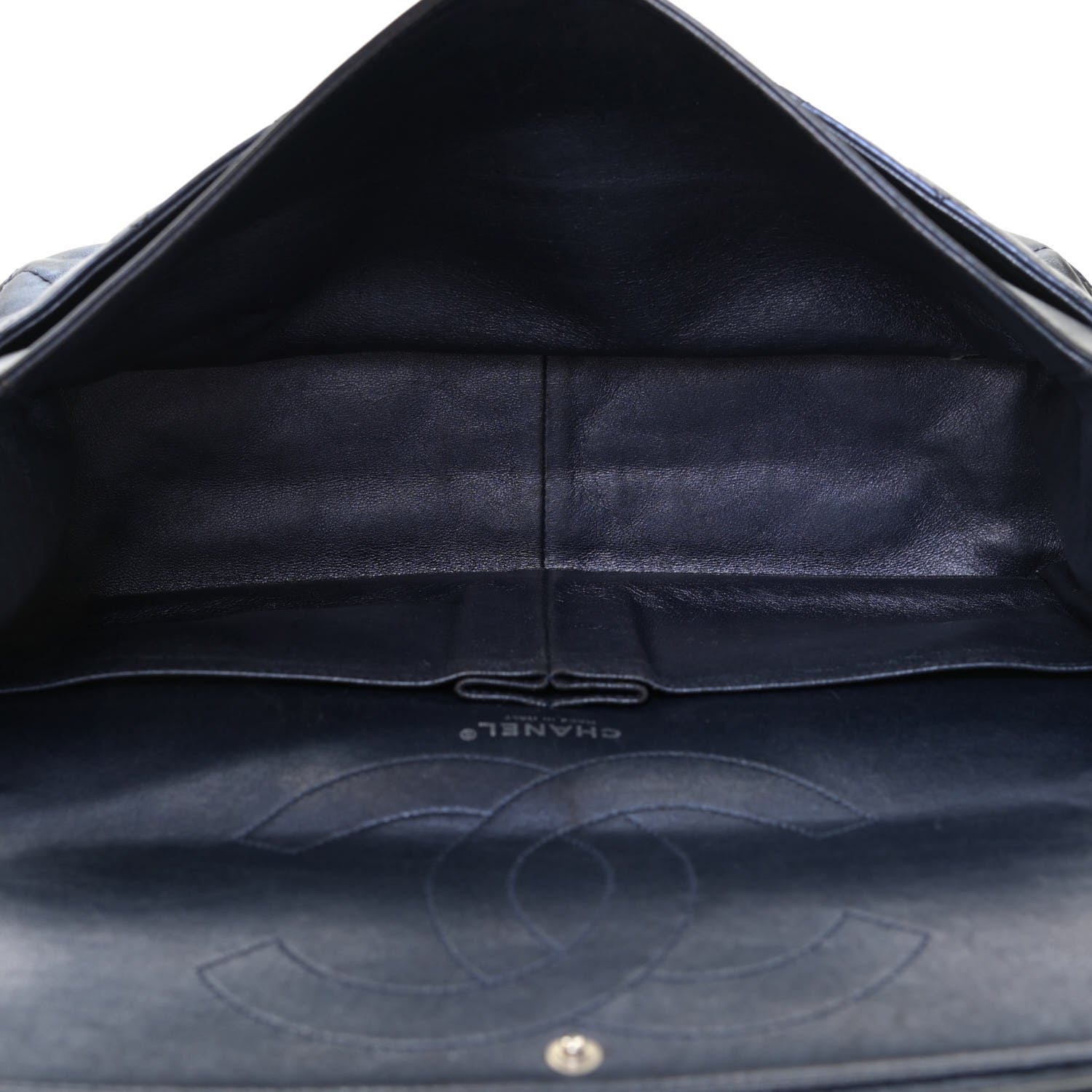 Chanel Metallic Aged Calfskin Quilted 2.55 Reissue 228 Flap Blue 8 of 8