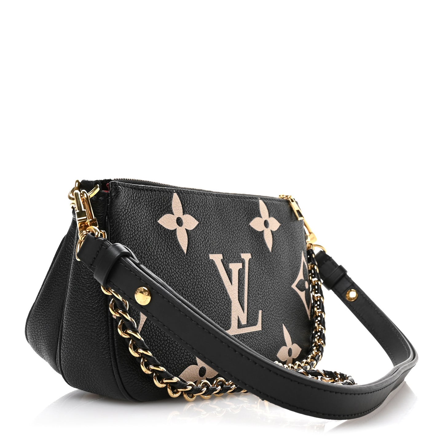 Empreinte Monogram Giant Multi Pochette Accessories Black Beige