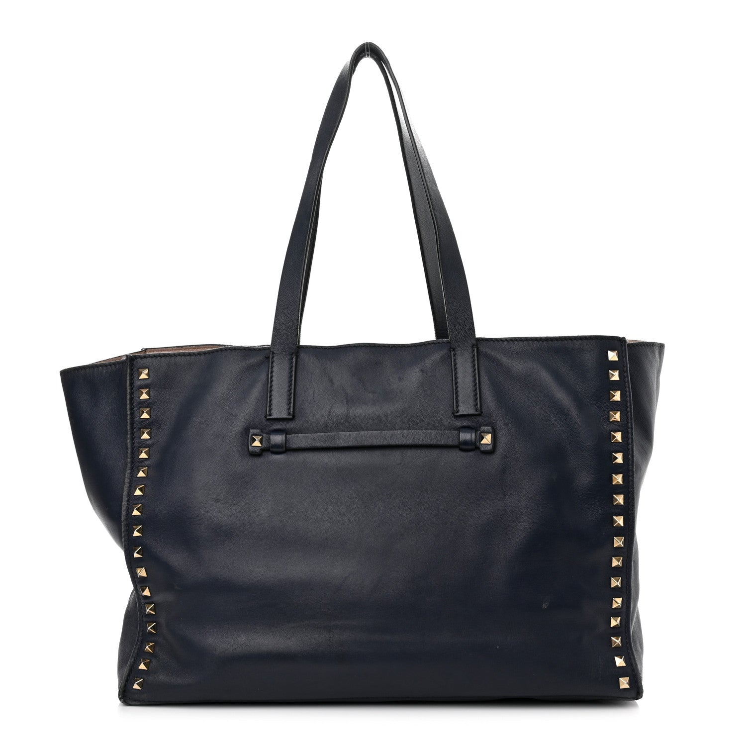 Valentino Garavani Nappa Medium Rockstud Soft Tote Marine 1 of 20