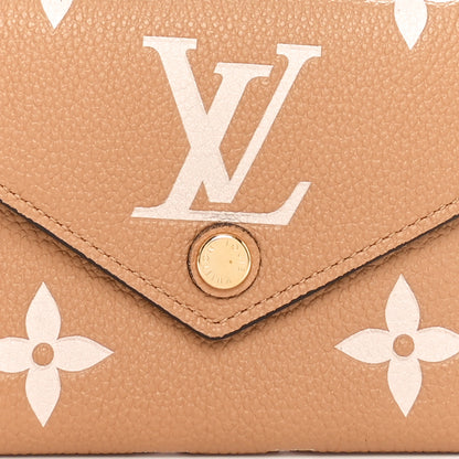 Louis Vuitton Empreinte Monogram Giant Victorine Wallet Arizona Creme 5 of 8
