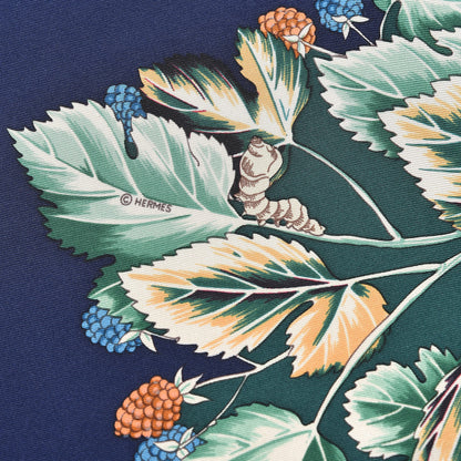 Hermes Silk L'Arbre de Soie Scarf 90 5 of 5