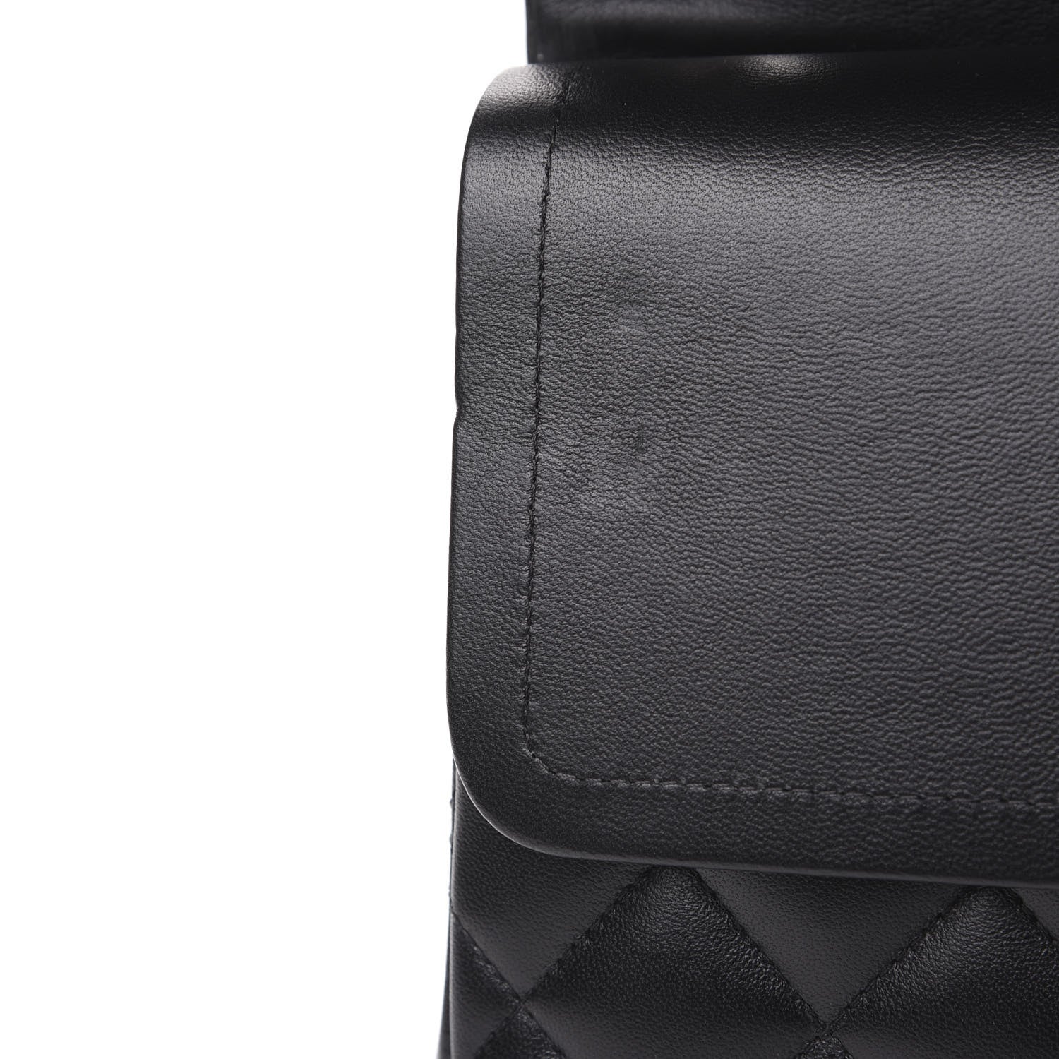 Chanel Lambskin Quilted Jumbo Double Flap Black 13 of 13