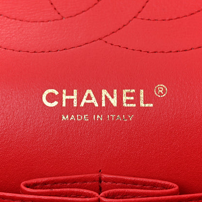 Chanel Caviar Quilted Jumbo Double Flap Red 6 of 11