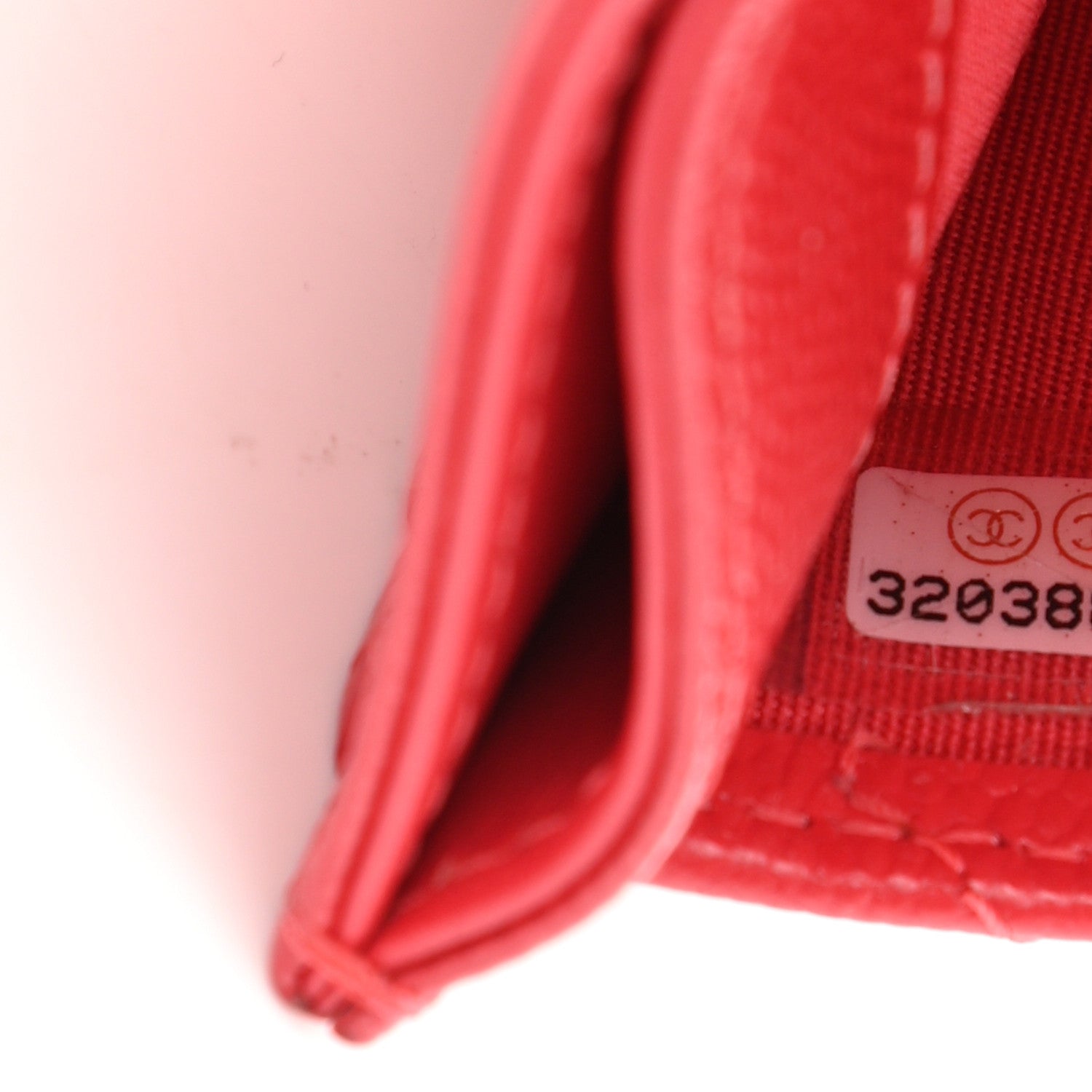 Chanel Caviar Quilted Card Holder Red 7 of 9