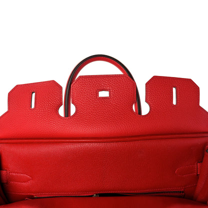 Hermes Togo Birkin 35 Rouge Casaque 17 of 41