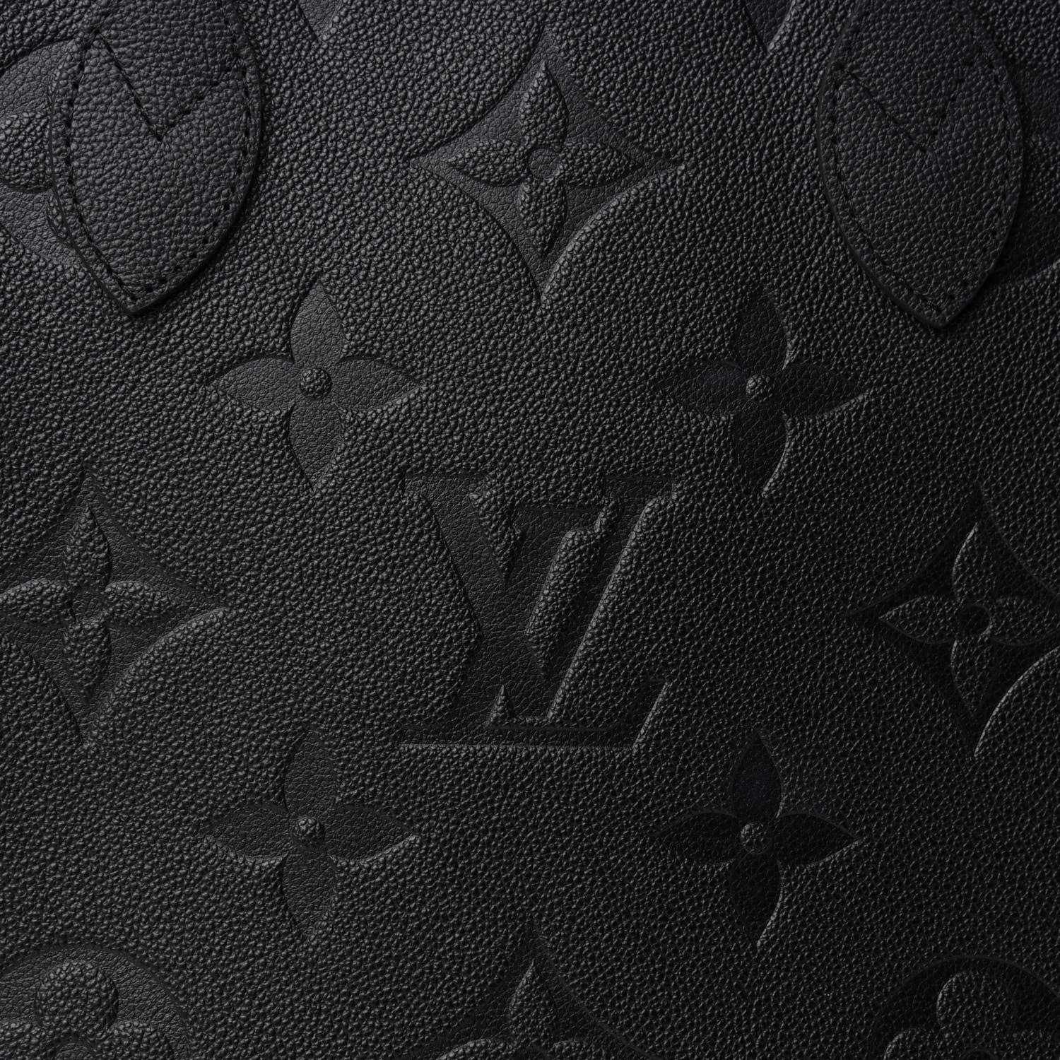Louis Vuitton Empreinte Monogram Giant Neverfull MM Black 10 of 11