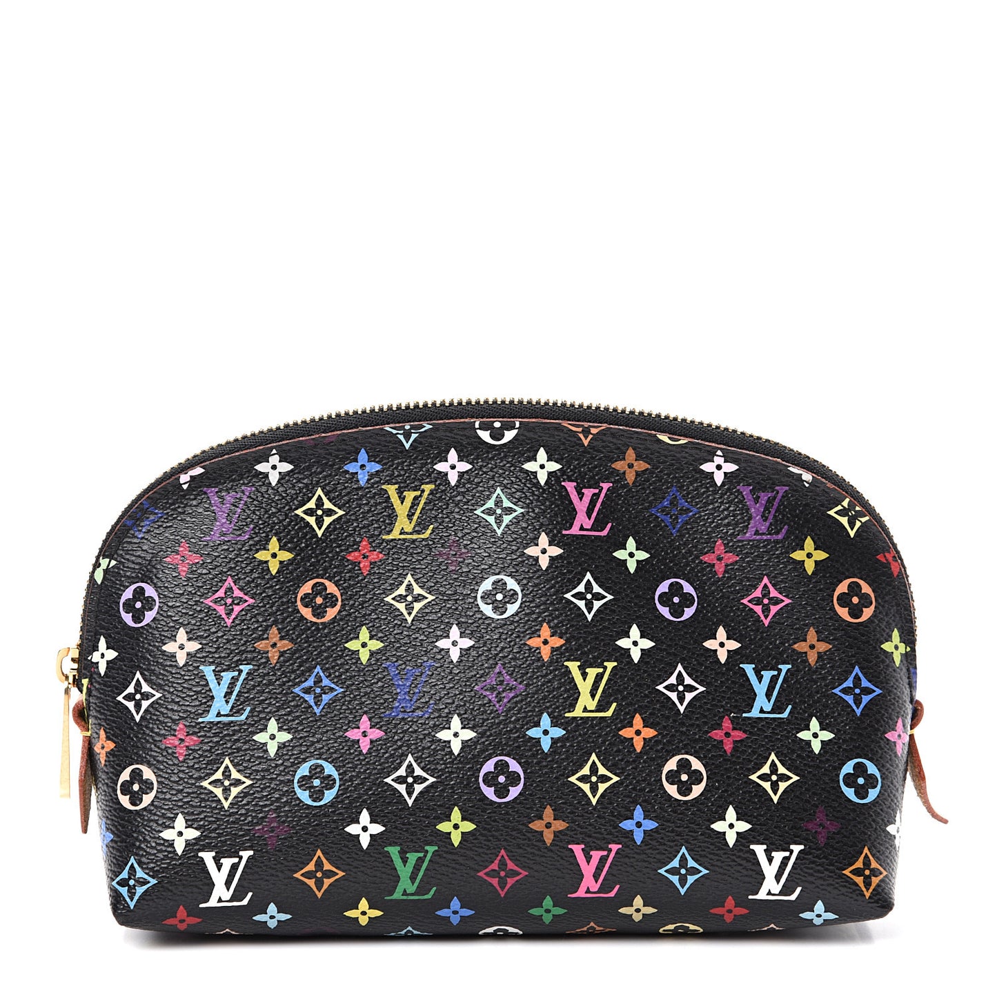 Monogram Multicolor Cosmetic Pouch Black Grenade