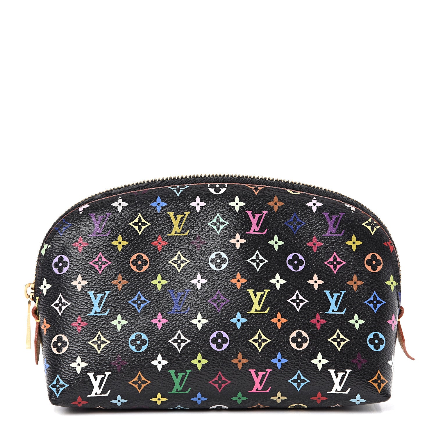 Louis Vuitton Monogram Multicolor Cosmetic Pouch Black Grenade 1 of 6