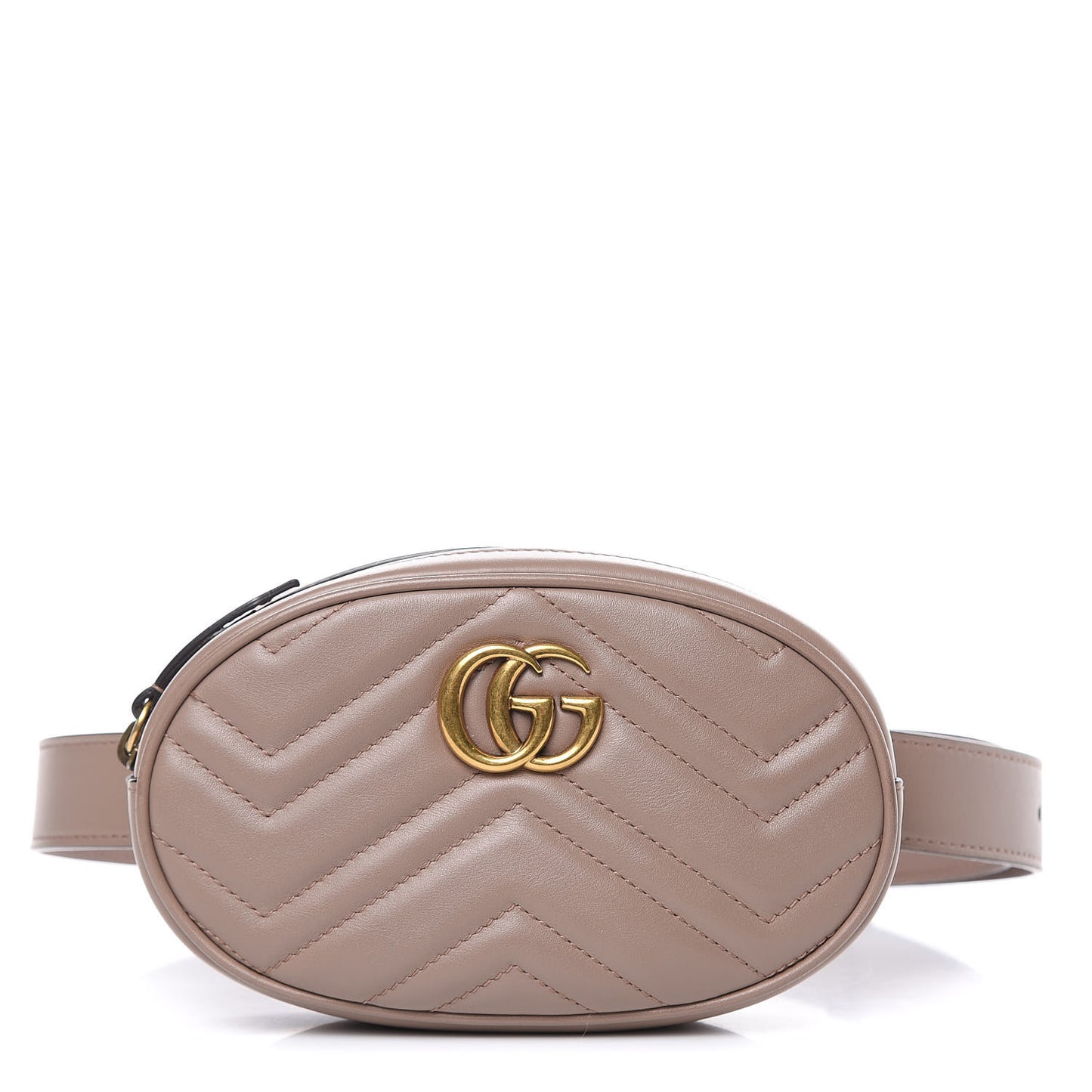 Calfskin Matelasse GG Marmont Belt Bag 85 34 Porcelain Rose
