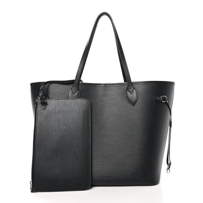 Louis Vuitton Epi Neverfull MM Black 3 of 10