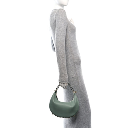 Fendi Vitello Grace Matte Small Fendigraphy Hobo Bag Menta 2 of 11
