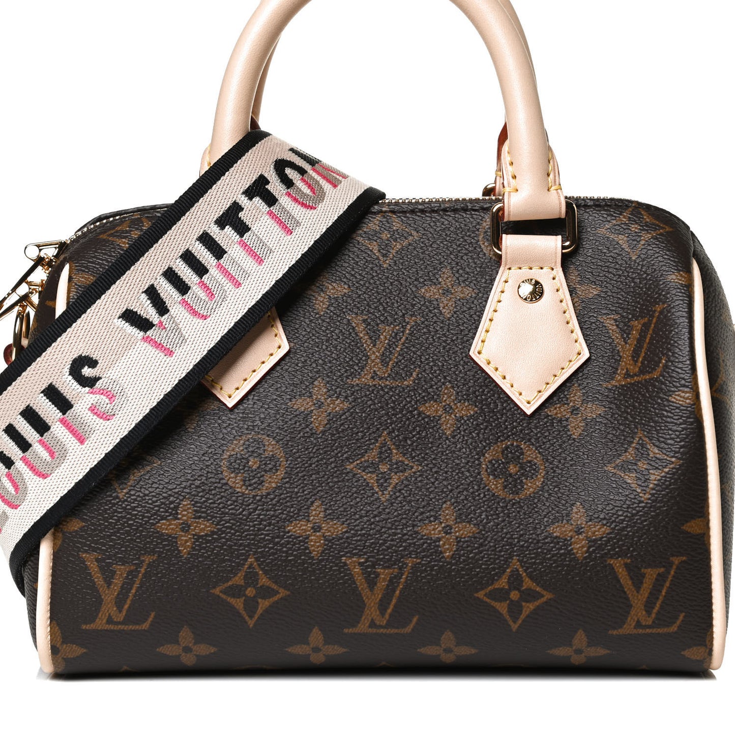 Monogram Speedy Bandouliere 20 Black