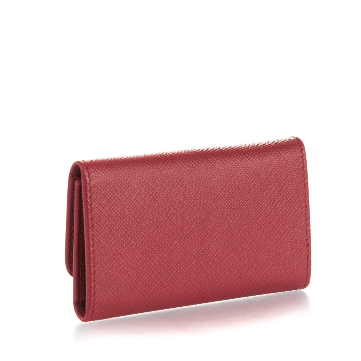 Saffiano Metal 6 Key Holder Fuoco