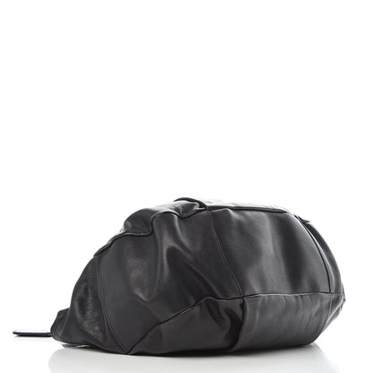 Prada Soft Calfskin Flap Shoulder Bag Black 4 of 14