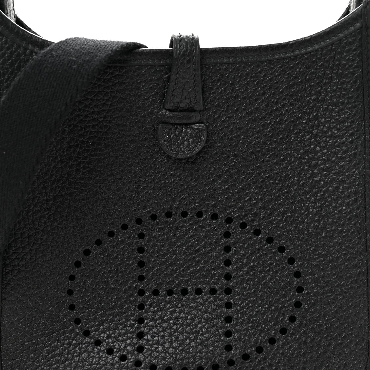 Hermes Taurillon Clemence Evelyne TPM Black 8 of 10
