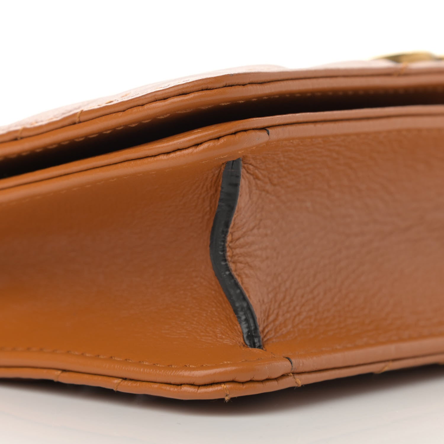 Gucci Calfskin Matelasse GG Marmont Mini Bag Cognac 8 of 10