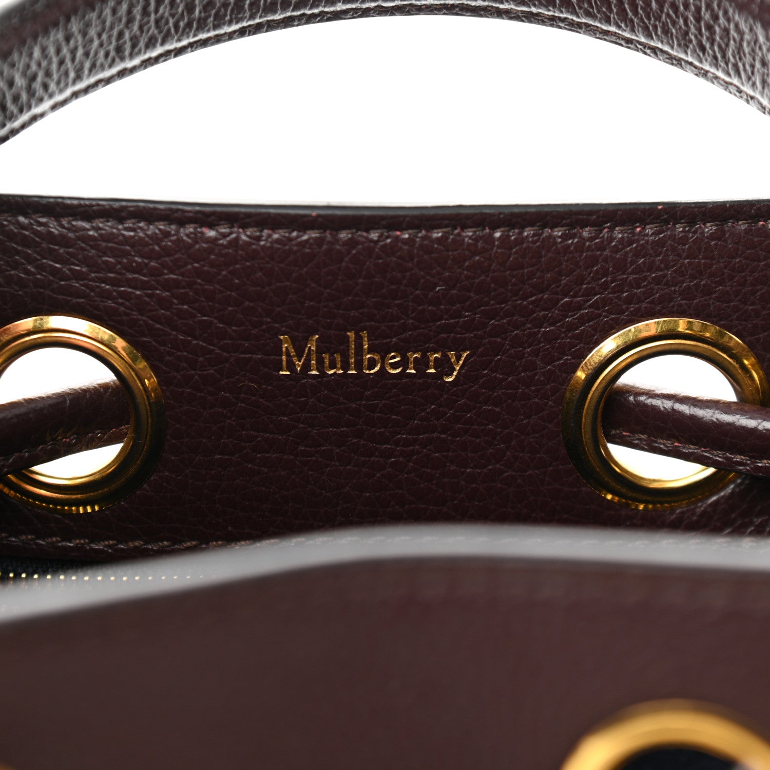 Mulberry Small Classic Grain Small Hampstead Oxblood 6 of 9