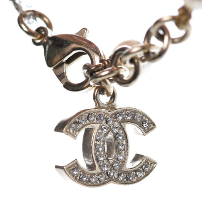 Chanel Pearl Crystal CC Bracelet Gold 4 of 7