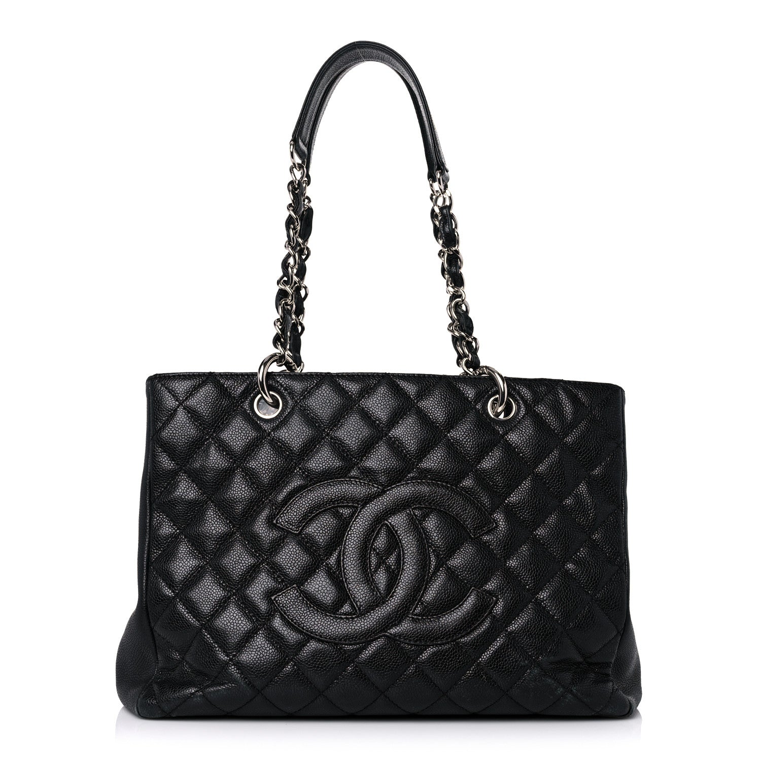 Chanel Caviar Quilted Grand Shopping Tote GST Black 1 of 23