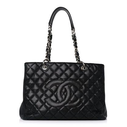 Chanel Caviar Quilted Grand Shopping Tote GST Black 1 of 23