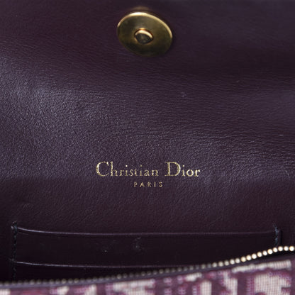Christian Dior Oblique Saddle Belt Bag Bordeaux 8 of 11