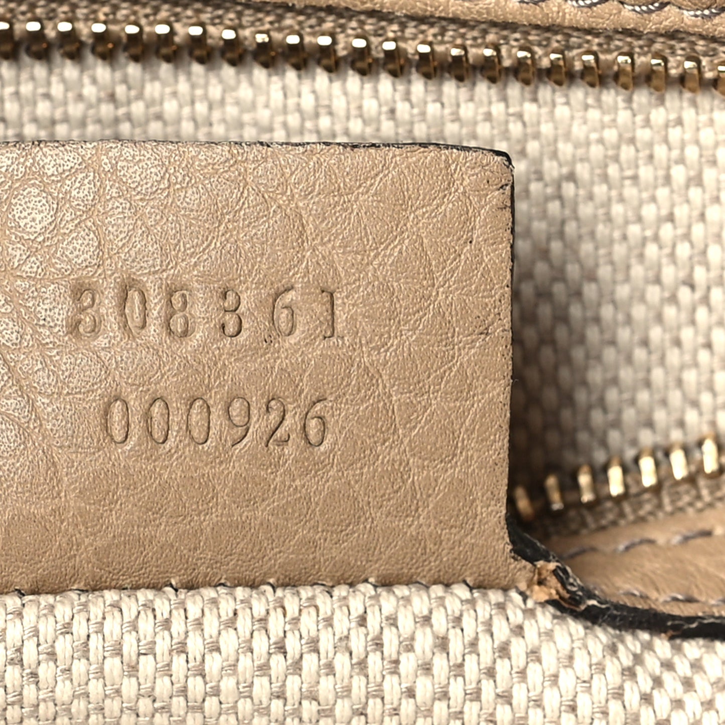 Pebbled Calfskin Small Soho Hobo Nude