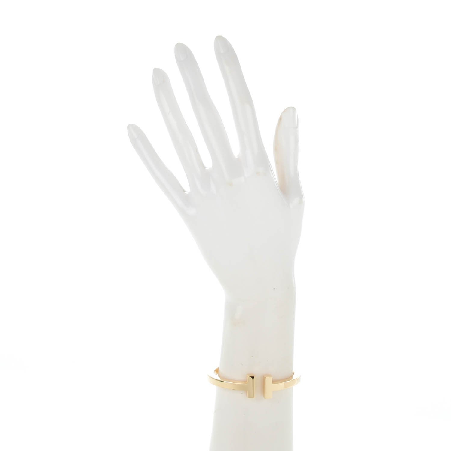 Tiffany 18K Yellow Gold T Square Bracelet 2 of 4