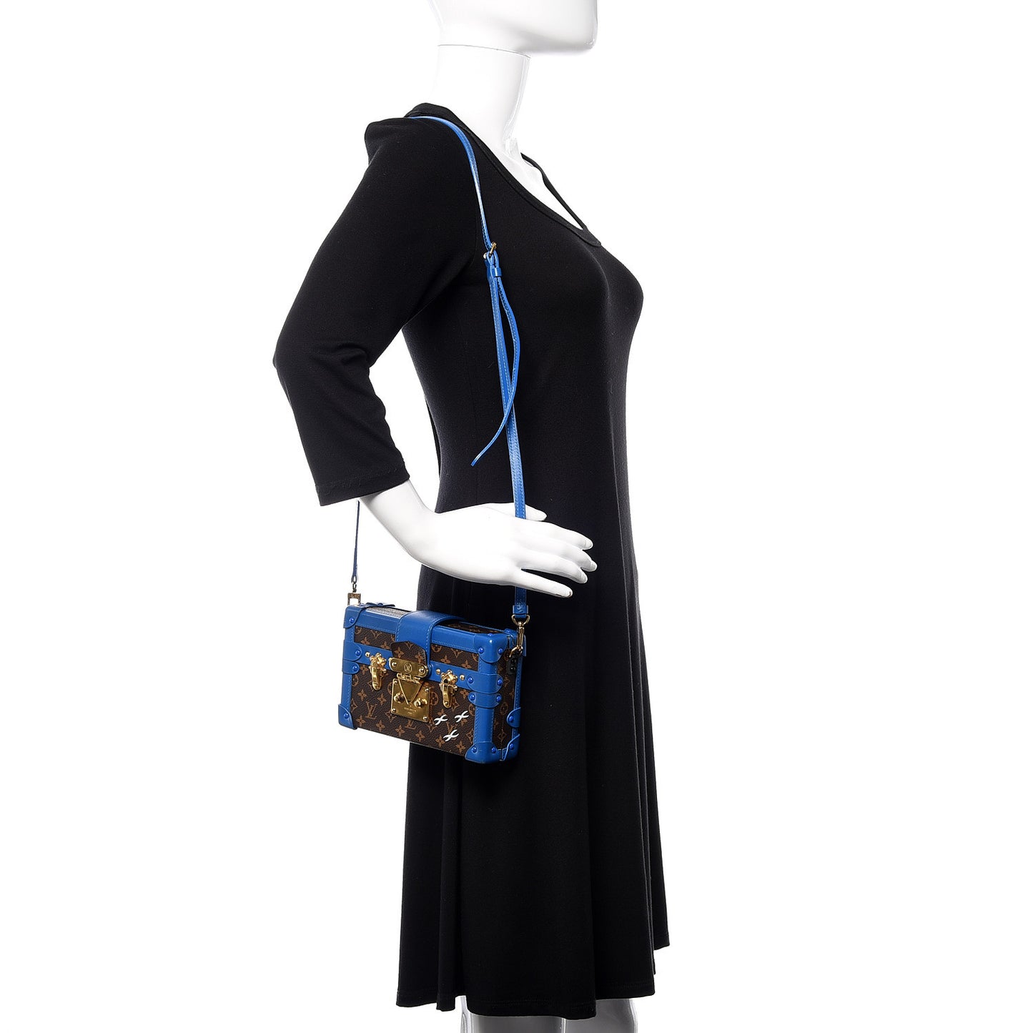 Monogram Petite Malle Blue Royal