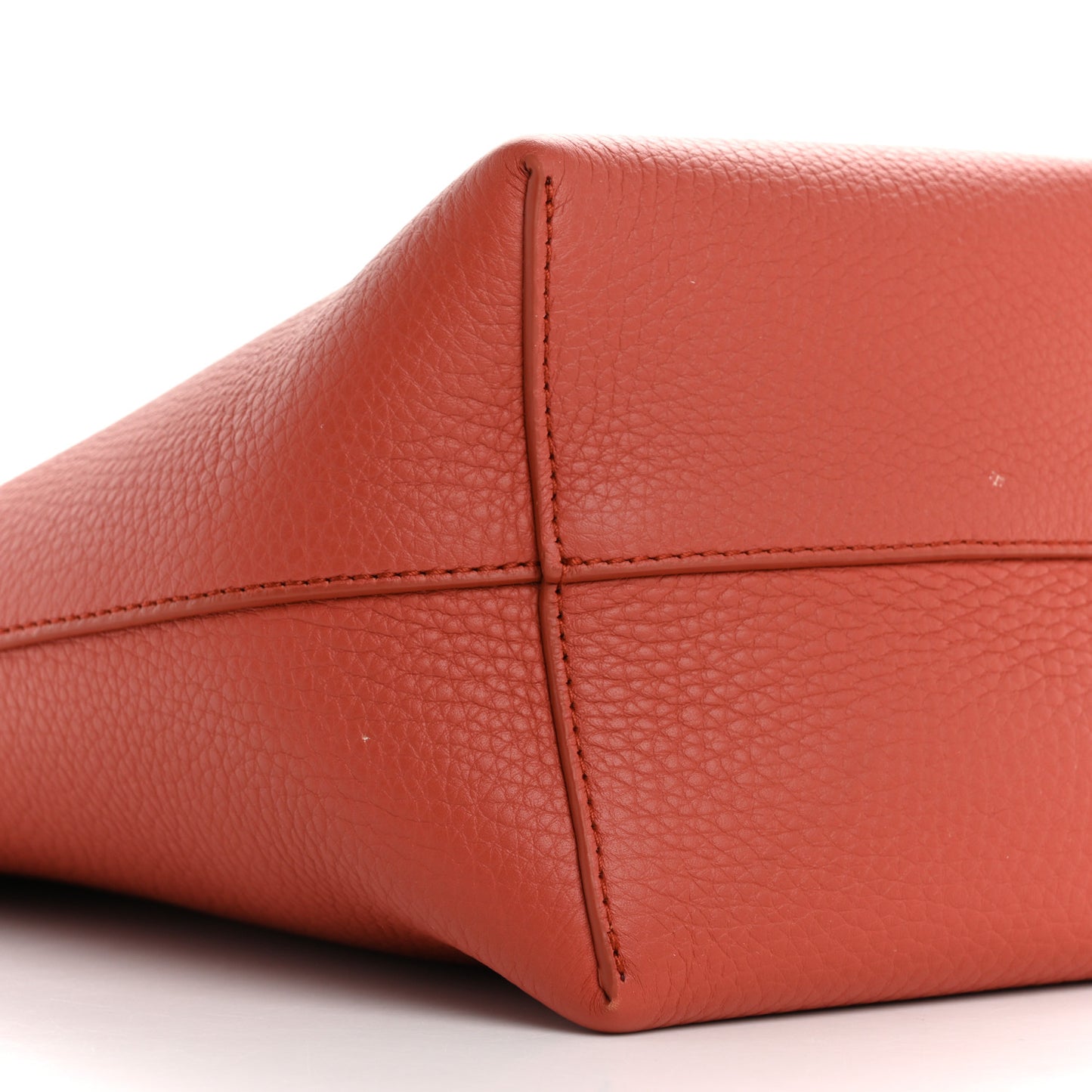 Grained Calfskin Small N/S Park Tote Rust