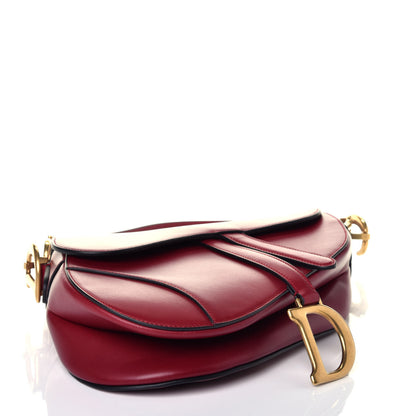 Christian Dior Calfskin Saddle Bag Scarlet 4 of 10