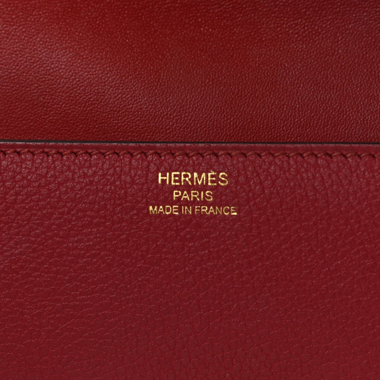 Hermes Evergrain Egee Clutch Rouge H 6 of 10