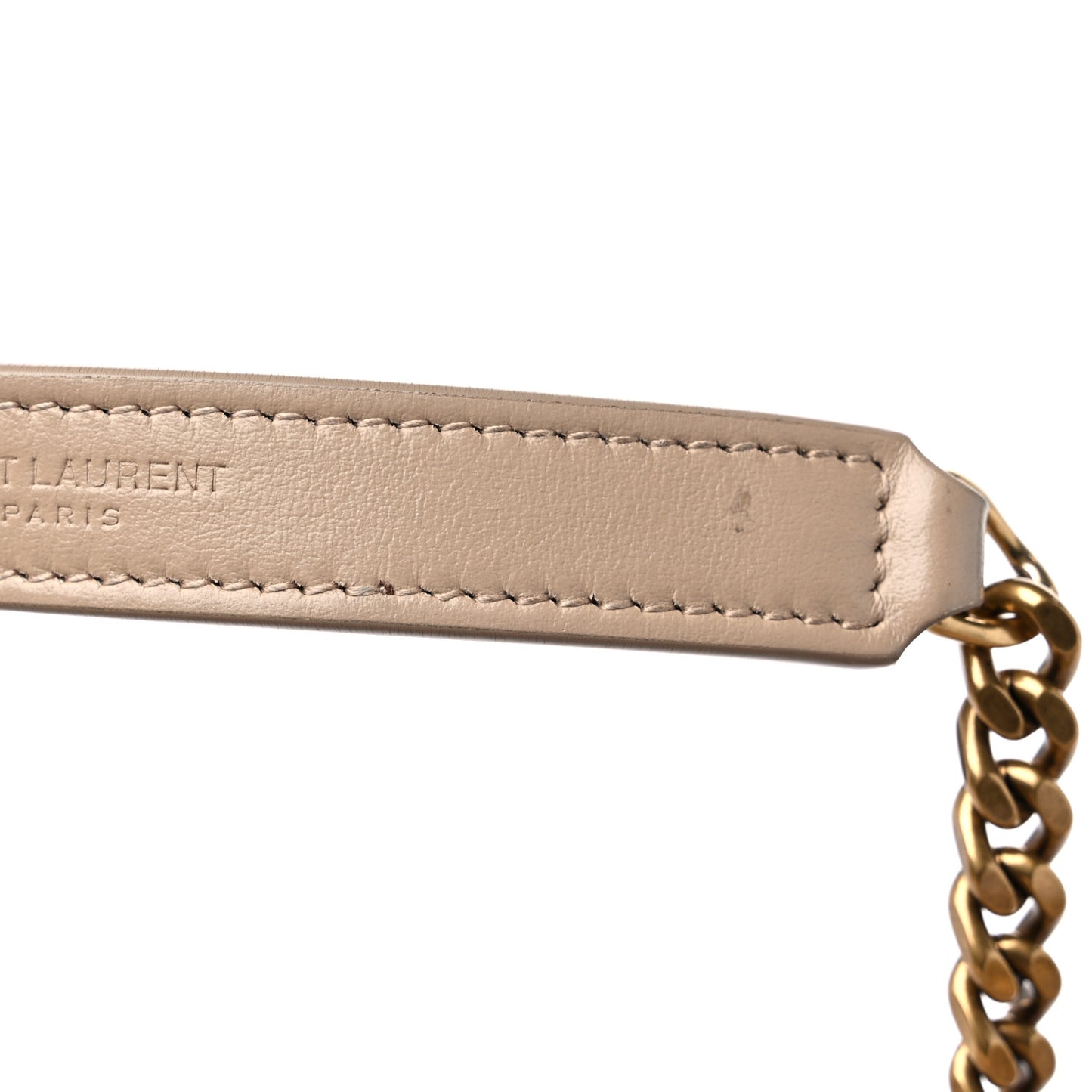 Calfskin Y Quilted Monogram Medium Loulou Chain Satchel Dark Beige