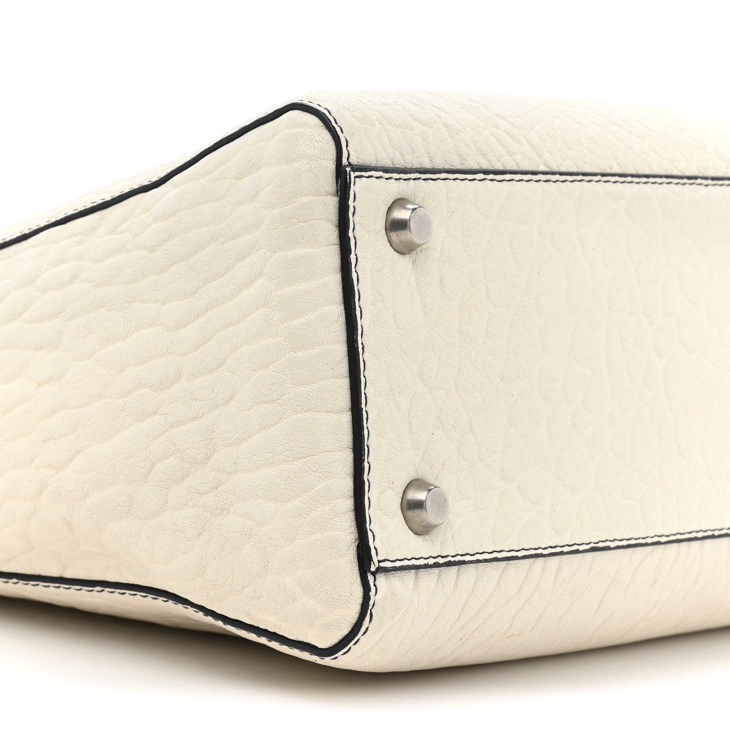Christian Dior Canyon Grained Lambskin Large Lady Dior Off White 8 of 12