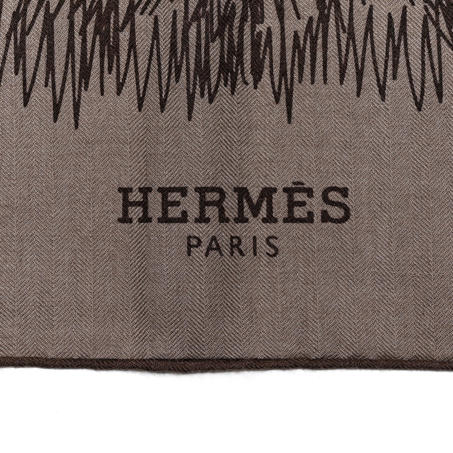 Cashmere Silk Touchez-Moi Shawl 140 Black Beige