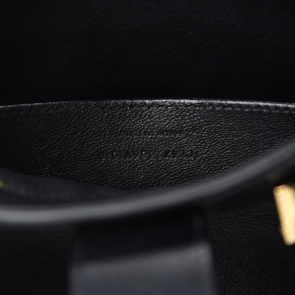 Saint Laurent Calfskin Monogram Baby Cabas Black 10 of 11