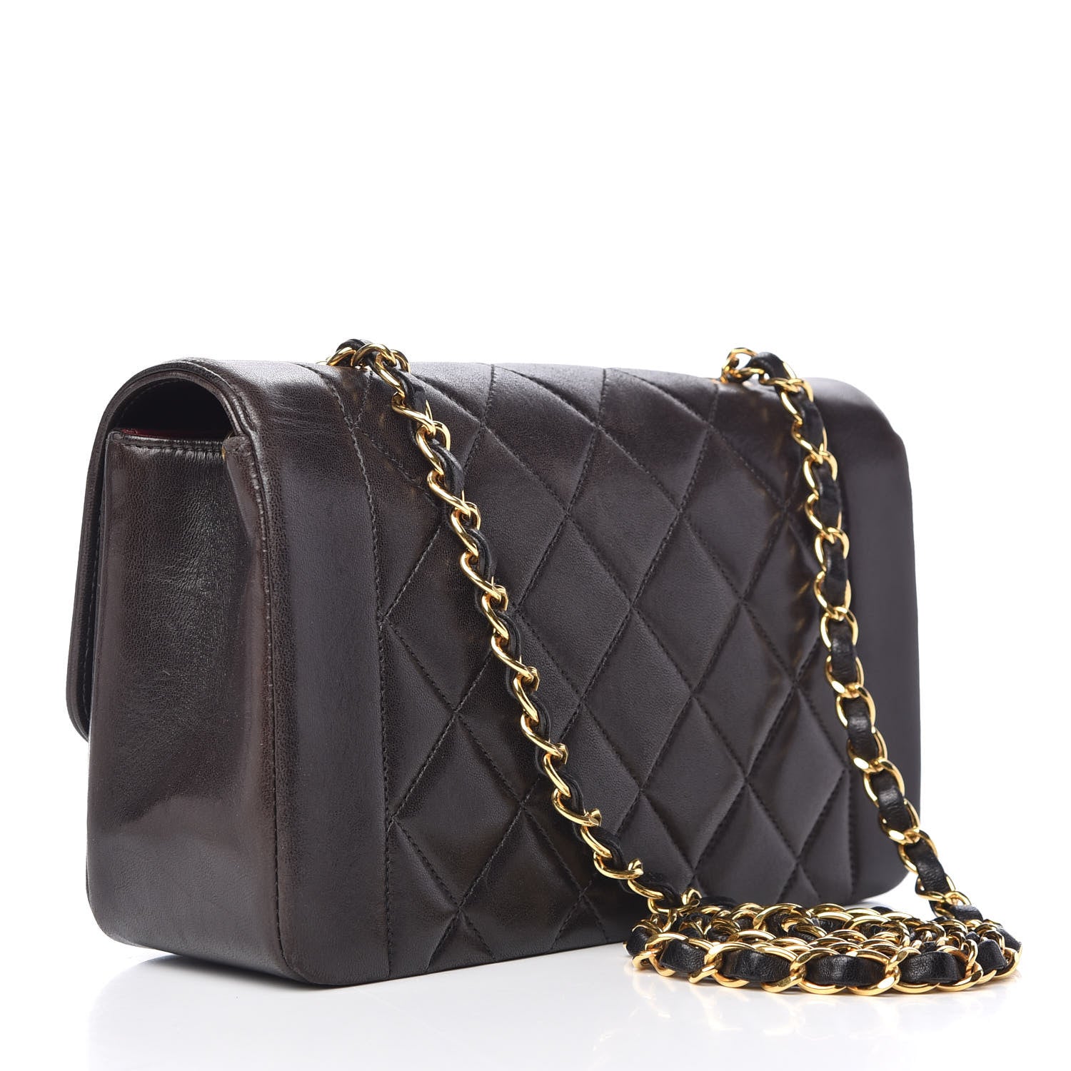 Chanel Lambskin Quilted Small Single Flap Bag Black 3 of 10