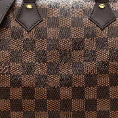 Louis Vuitton Damier Ebene Speedy Bandouliere 25 7 of 9