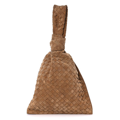 Bottega Veneta Suede Intrecciato BV Twist Caramel Caramel 1 of 10