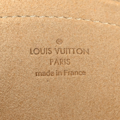Louis Vuitton Damier Azur Trunks Labels Pochette Milla MM 6 of 10