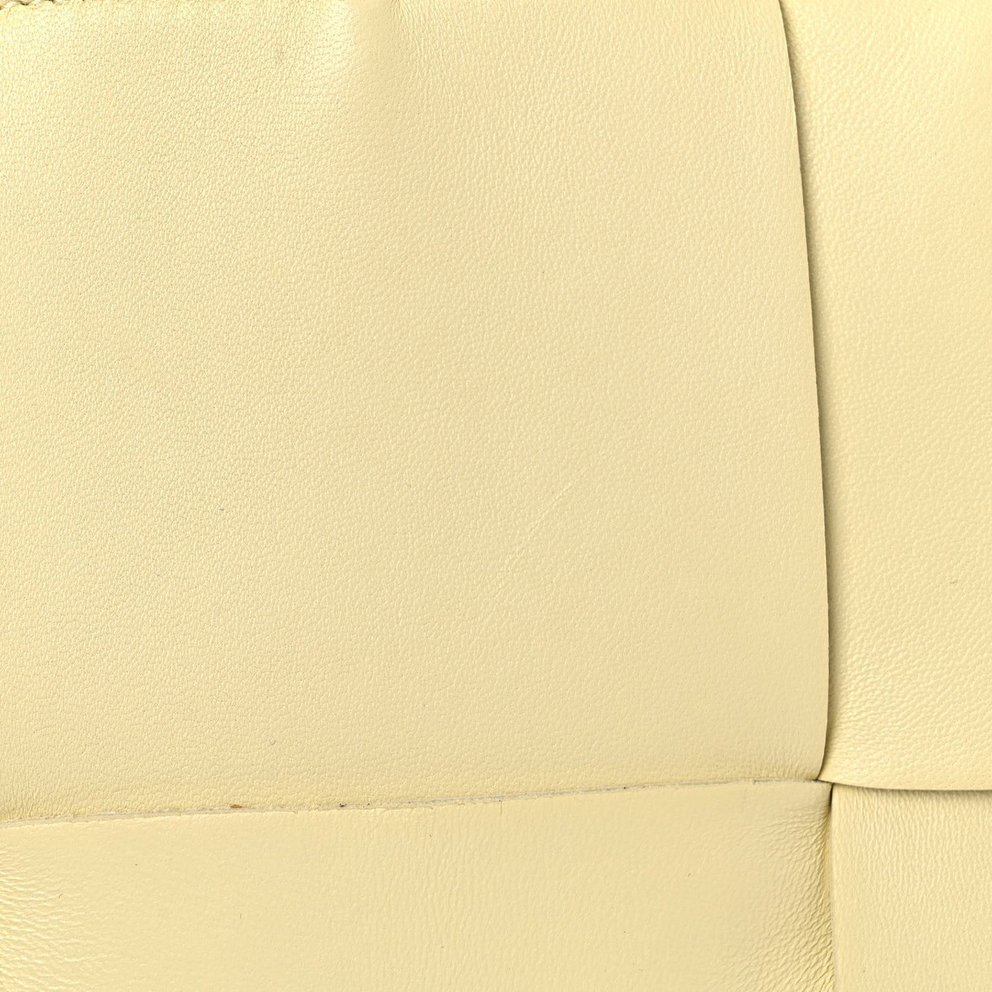 Grained Calfskin Intrecciato Small Arco Tote Ice Cream