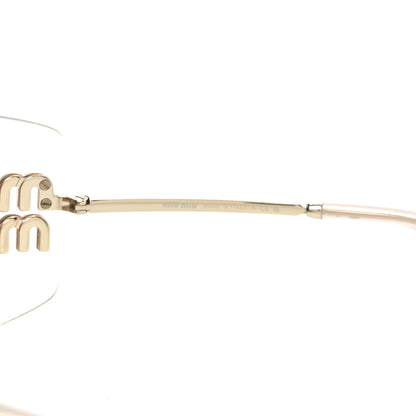 Miu Miu Metal Runway Sunglasses SMU54Y Gold 5 of 7