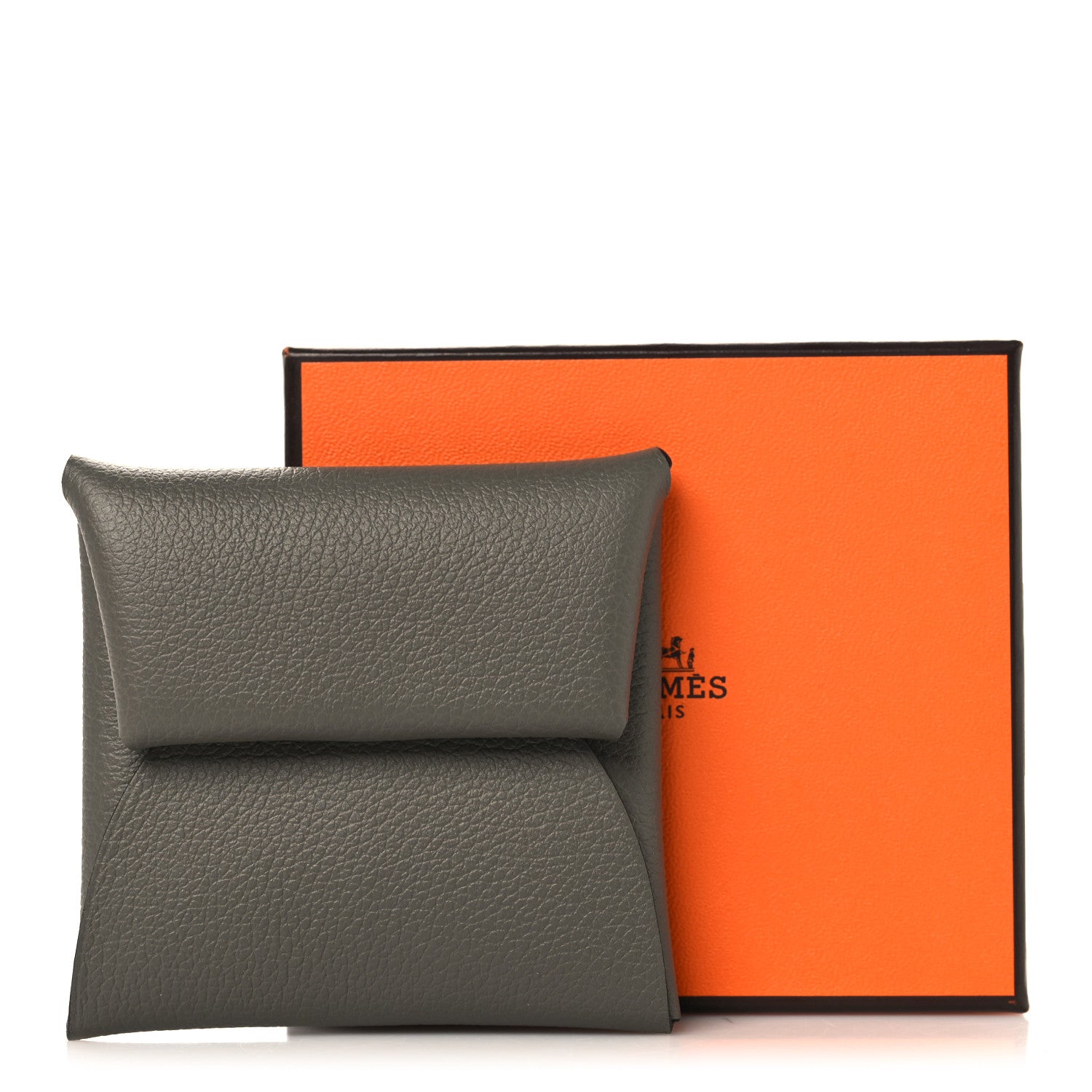 Hermes Evercolor Bastia Coin Purse Gris Meyer 7 of 7